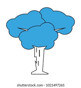 Videogame tree cartoon