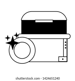 Videogames chest and coin cartoons vector illustration graphic design