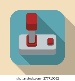 Videogames design over beige background, vector illustration.