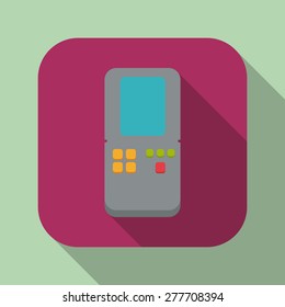 Videogames design over green background, vector illustration.