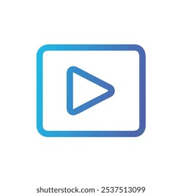 video-icon icon vector illustration style