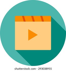 Videos, recorders, movie icon vector image. Can also be used for phone and communication. Suitable for use on web apps, mobile apps and print media.