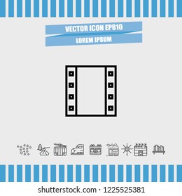 videotape icon vector