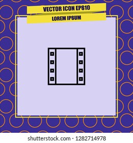 videotape icon vector