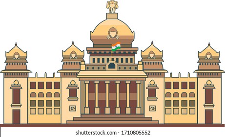 Vidhana Soudha Vector Images, Stock Photos & Vectors | Shutterstock