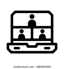 vidio call icon or logo isolated sign symbol vector illustration - high quality black style vector icons
