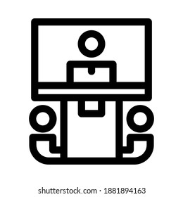 vidio call icon or logo isolated sign symbol vector illustration - high quality black style vector icons
