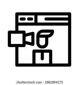 icono de llamada vidio o logotipo símbolo de signo aislado ilustración vectorial de alta calidad estilo negro iconos vectoriales
