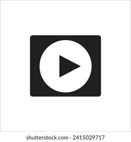 línea de icono de vector vidio nueva