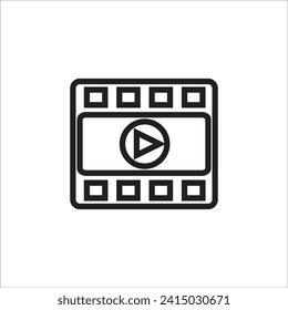 vidio vector icon line new