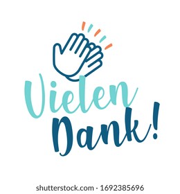 ¡Viele Dank!, ¡Gracias! en alemán