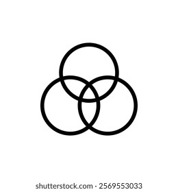 Vien charts icon Thin vector set