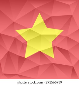 vietnam  abstract background consisting of triangles