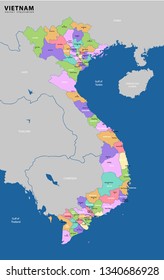vietnam administrative map
