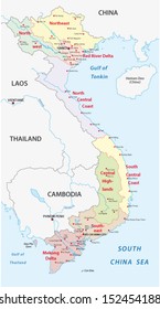 vietnam administrative map