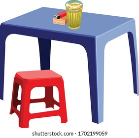 vietnam beer chair and table