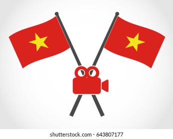 Vietnam Emblem Video Camera
