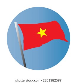 Vietnamflagge Symbol, Vektorgrafik-Symbol