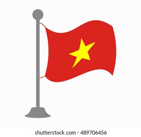 vietnam flag mast