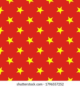 vietnam flag, seamless pattern. vector background