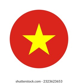 Vietnam flag simple illustration for independence day or election