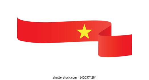 Vietnam  flag. Simple vector Мietnamese flag