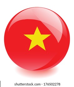 Vietnam  flag vector 