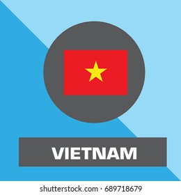 vietnam flag vector