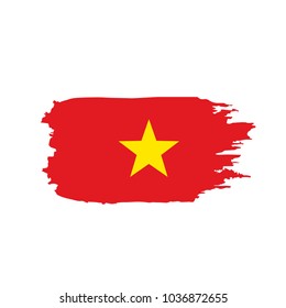 Vietnam flag, vector illustration