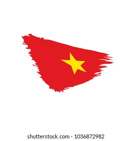 Vietnam flag, vector illustration