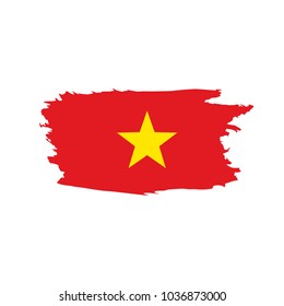 Vietnam flag, vector illustration