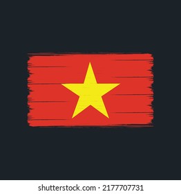 Vector de bandera de Vietnam. Bandera nacional