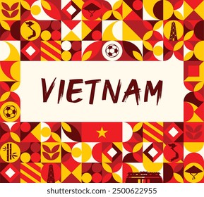 Vietnam independence day background for national celebration on September 2nd.


