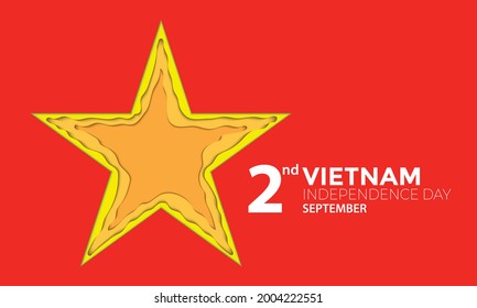 Vietnam Independence Day Star Paper