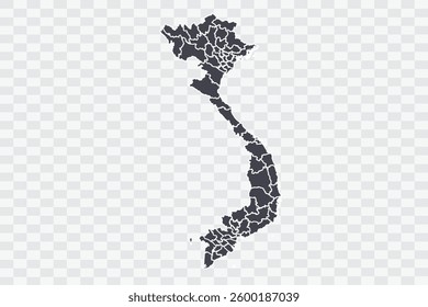 Vietnam Map Anchor Color on White Background quality files Png