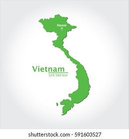 Vietnam Map for education, travel or business