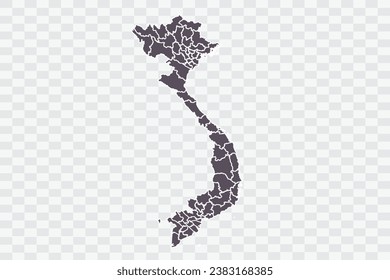 Vietnam Map Graphite Color on White Background quality files Png