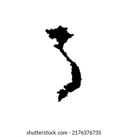 Vietnam Map Icon Vector For The Best Vietnam Map Logo Illustration Design