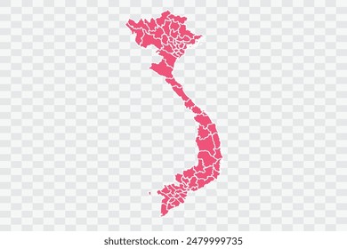 Vietnam Map punch Color Archivos de calidad de fondo png