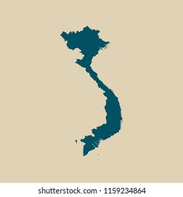 Vietnam map vector