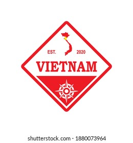 Vietnam Map Vector , Asia Logo