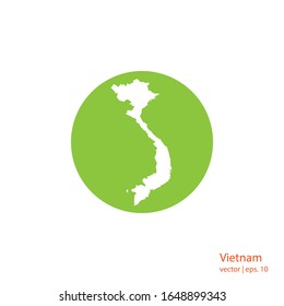 Vietnam Maps Logo Design Vector Template