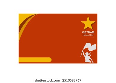 Vietnam national card copy space.