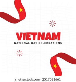 Vietnam Nationalfeiertag Vektor Vorlage Design Illustration