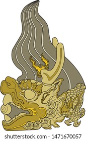 vietnam pattern style illustration vector art