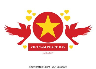 Vietnam Peace Day background. Vector illustration design.