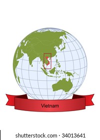 Vietnam, Position auf der Welt