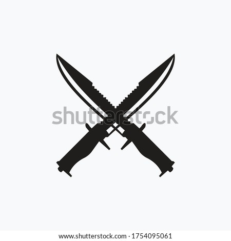 A Vietnam Rambo Knife Vector