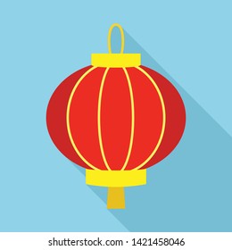 Vietnam street lantern icon. Flat illustration of vietnam street lantern vector icon for web design