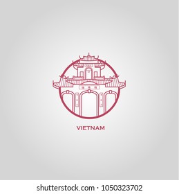 Vietnam. Vector illustration.